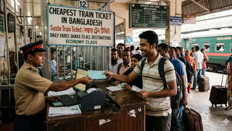 Cheapest Train Ticket in Bangladesh