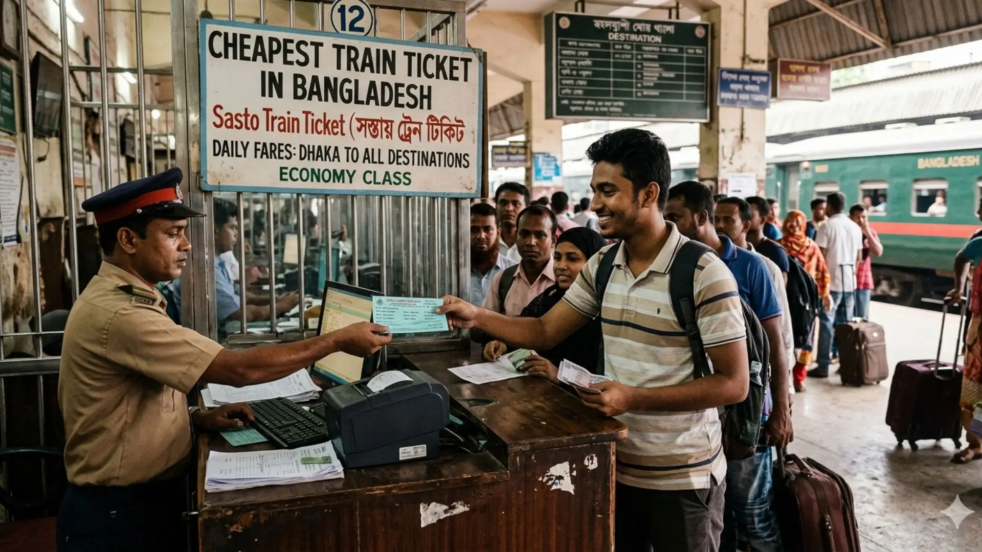 Cheapest Train Ticket in Bangladesh