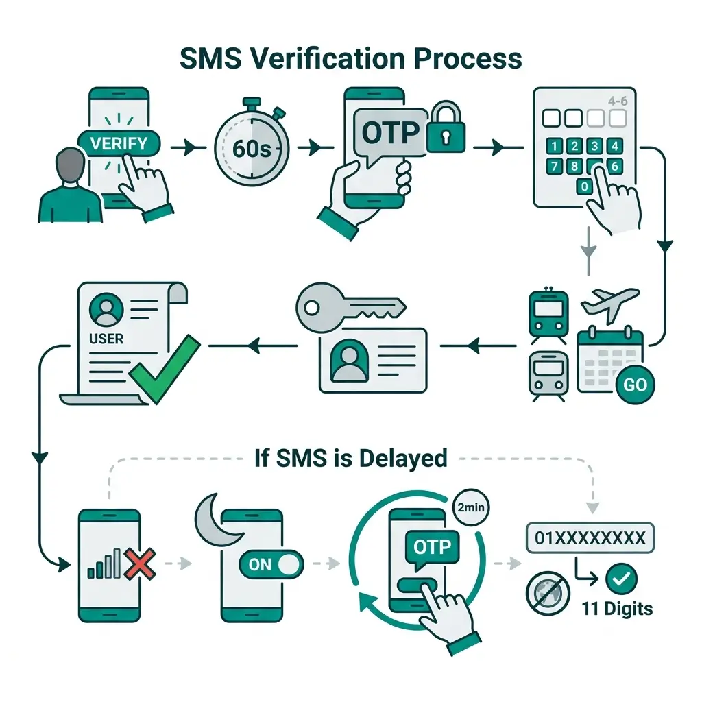 NID SMS Verification Process