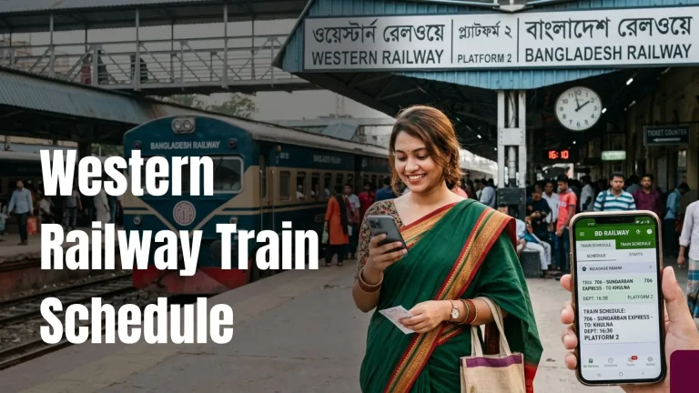 Western Railway Train Schedule