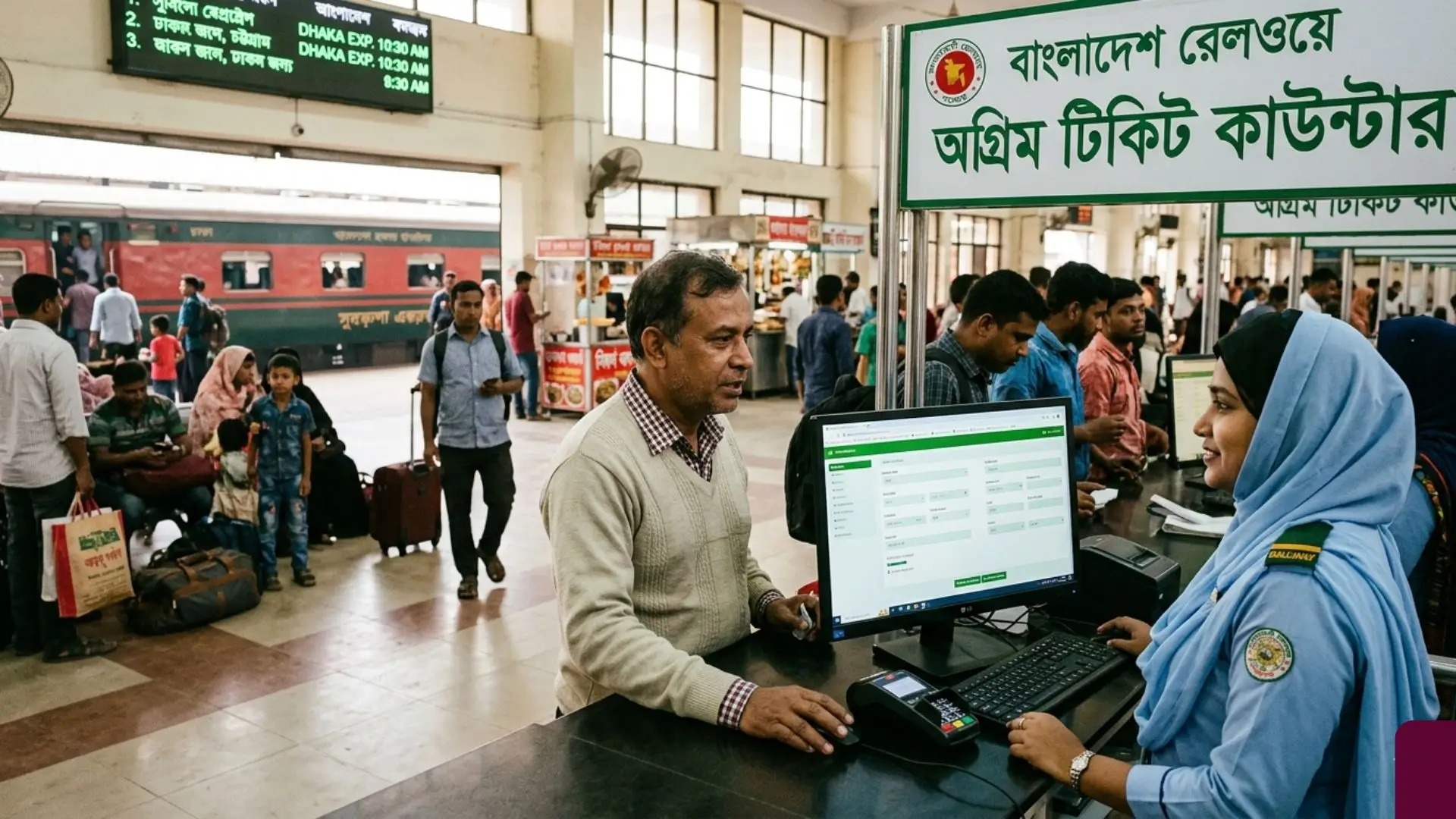 Bangladesh Railway to Launch Advance Ticket Sales on May 13 for Eid Journey